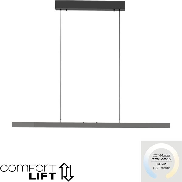 Paul Neuhaus modern függeszték adriana comfort lift antracit pln2598-13