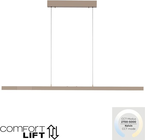 Paul Neuhaus modern függeszték adriana comfort lift sárgaréz pln2598-97