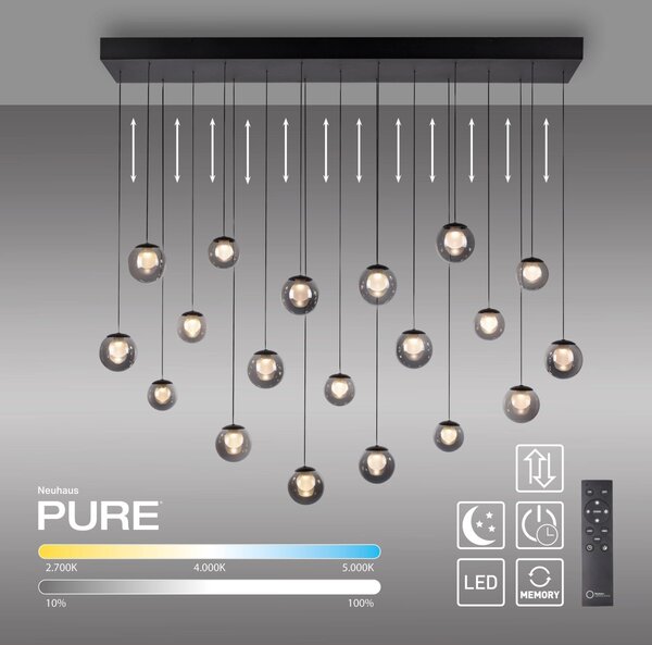 Paul Neuhaus modern függeszték pure popup szürke pln2589-15