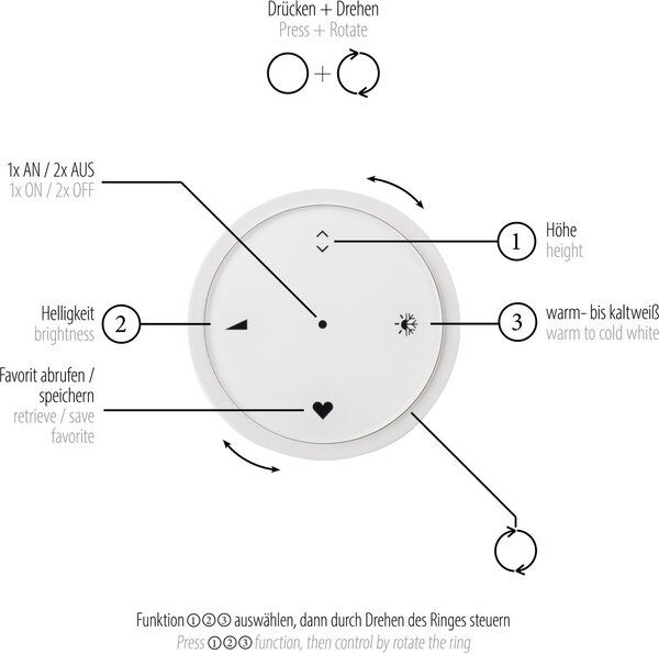 Paul Neuhaus modern függeszték pure e-vitrum sötétbarna pln2084-34
