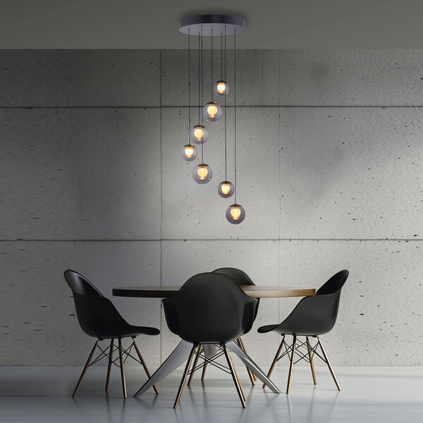 Paul Neuhaus modern függeszték pure popup szürke pln2587-15
