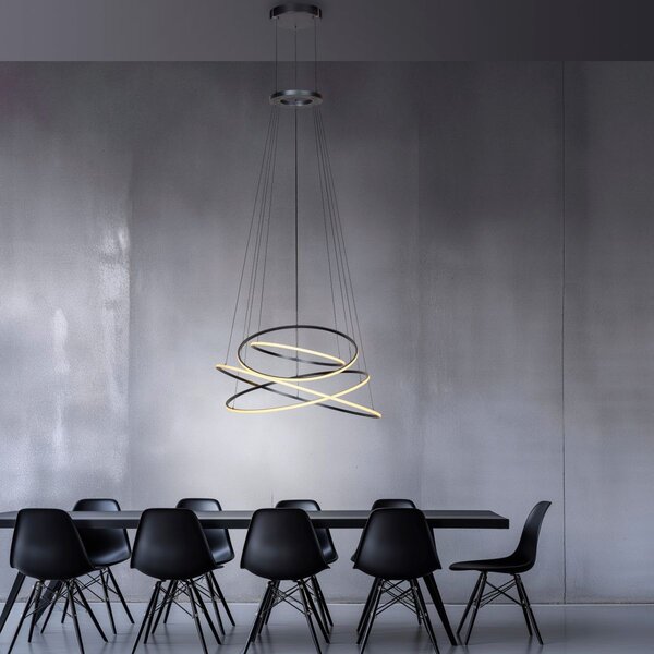 Paul Neuhaus modern függeszték pure e-flying rings szürke pln2566-15