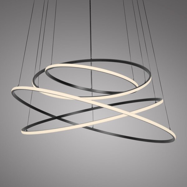 Paul Neuhaus modern függeszték pure e-flying rings szürke pln2566-15
