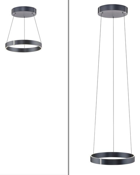 Paul Neuhaus modern függeszték pure e-clipse szürke pln2560-15