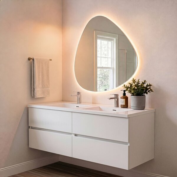 Simple mosdószekrény, fehér, 120 cm – TR263LVS1213