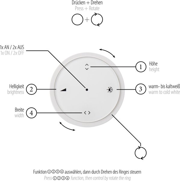 Paul Neuhaus modern függeszték pure-moto-rise szürke pln2545-15