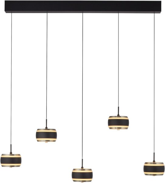 Paul Neuhaus modern függeszték pure falling rings fekete pln2504-18