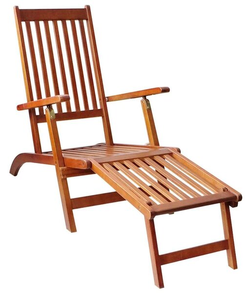 VidaXL Akácfa Napozószék - Kényelmes Kültéri Pihenőszék - 167cm