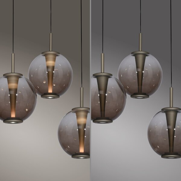 Paul Neuhaus modern függeszték pure e-infinity barna pln2222-97