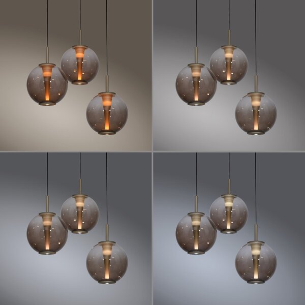 Paul Neuhaus modern függeszték pure e-infinity barna pln2222-97