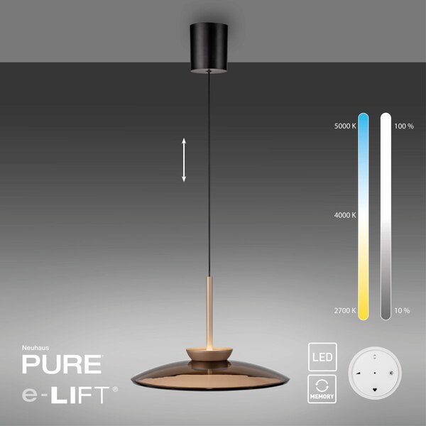 Paul Neuhaus modern függeszték pure e-moon barna pln2195-97