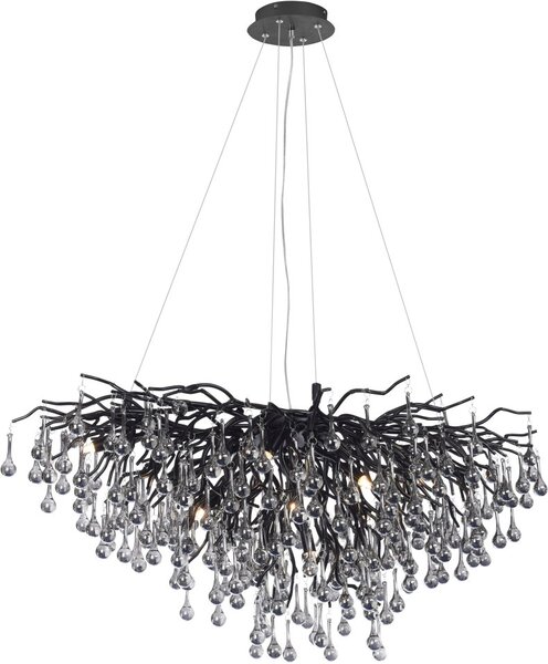 Paul Neuhaus modern függeszték icicle fekete pln2192-18