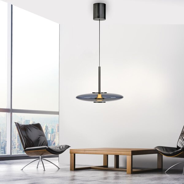 Paul Neuhaus modern függeszték pure e-vitrum szürke pln2084-15