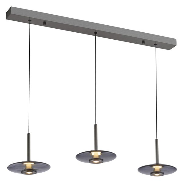 Paul Neuhaus modern függeszték pure vitrum szürke pln2083-15