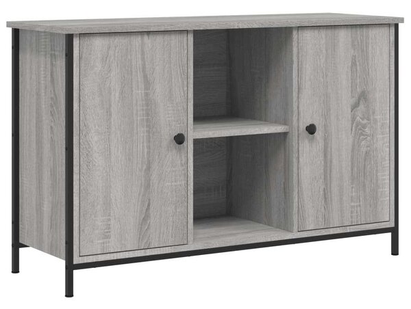 Szürke sonoma színű szerelt fa tv-szekrény 100 x 35 x 65 cm