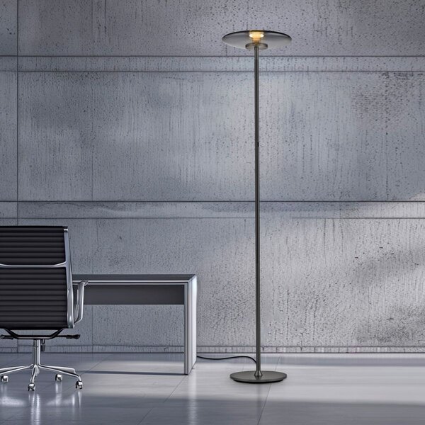 Paul Neuhaus modern állólámpa pure vitrum szürke pln481-15