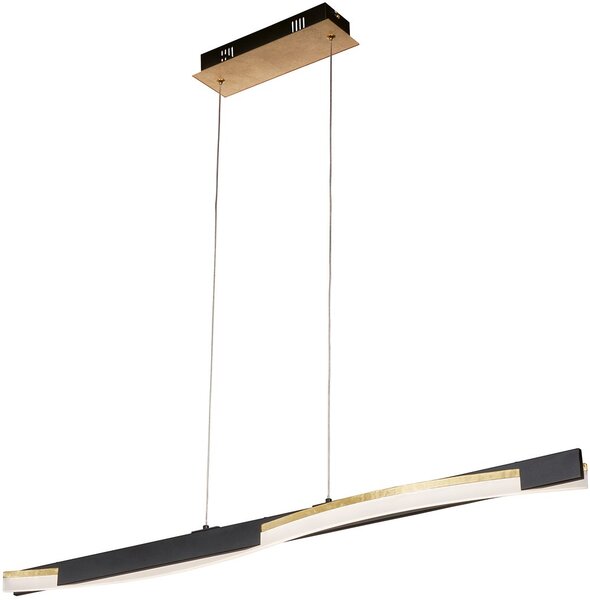 Fischer & Honsel modern függeszték bridge fekete arany fhl61038