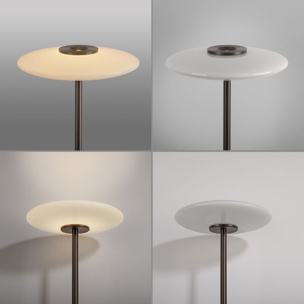 Paul Neuhaus modern állólámpa pure vitrum barna ezüst pln481-34