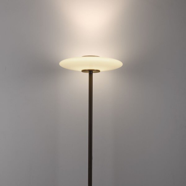 Paul Neuhaus modern állólámpa pure vitrum barna ezüst pln481-34