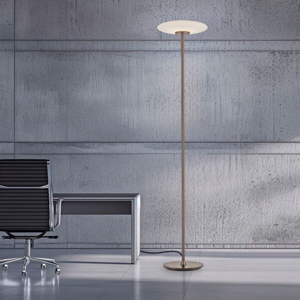 Paul Neuhaus modern állólámpa pure vitrum barna ezüst pln481-34