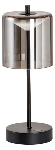 Fischer & Honsel modern asztali lámpa riva fekete szürke fhl850290
