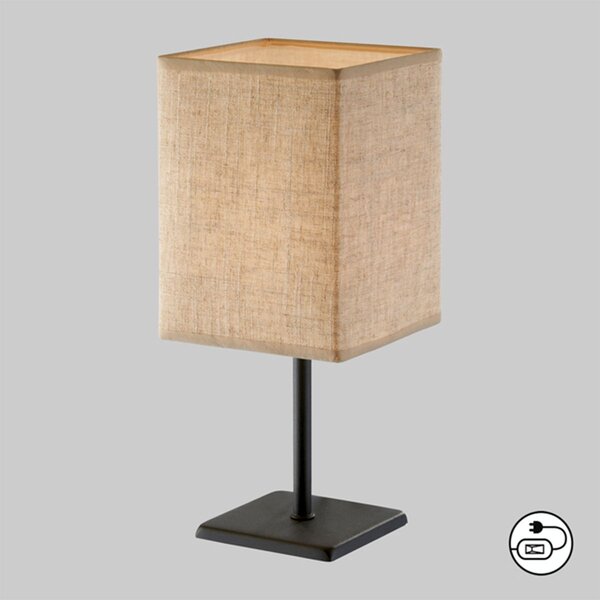 Fischer & Honsel modern boho asztali lámpa lela bézs fekete fhl850260