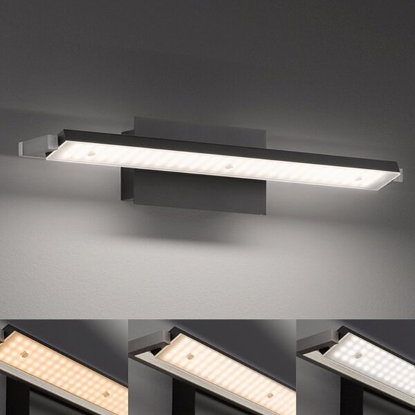 Fischer & Honsel modern falikép világítás pare tw fekete nikkel fhl30279