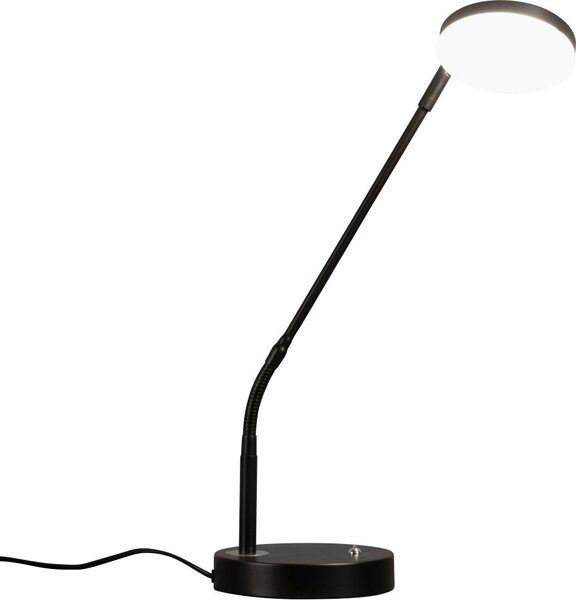 Fischer & Honsel modern asztali lámpa sorento fekete fhl50777