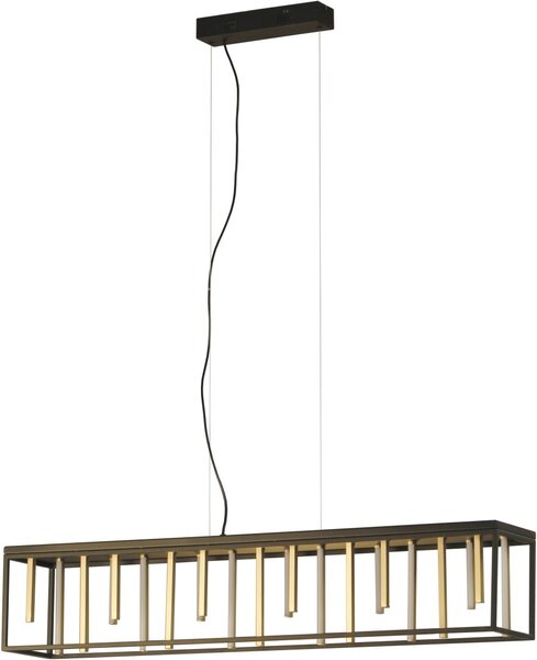 Fischer & Honsel modern függeszték grid fekete arany fhl61107