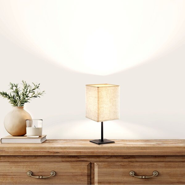 Fischer & Honsel modern boho asztali lámpa lela bézs fekete fhl850260