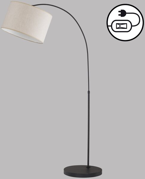 Fischer & Honsel modern állólámpa teramo fekete fhl40537