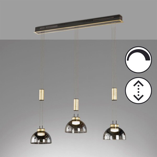 Fischer & Honsel modern függeszték avignon bézs fekete szürke fhl61014
