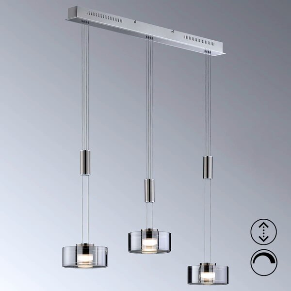 Fischer & Honsel modern függeszték lavin nikkel fhl60651