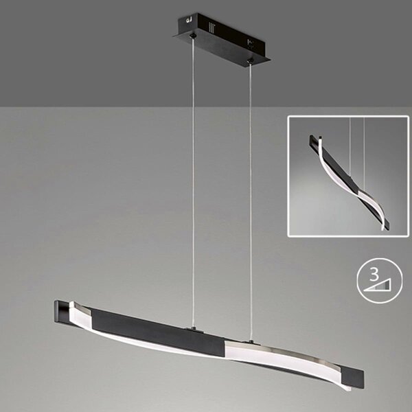 Fischer & Honsel modern függeszték bridge bézs fekete szürke fhl60704