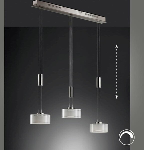 Fischer & Honsel modern függeszték lavin nikkel fhl60449