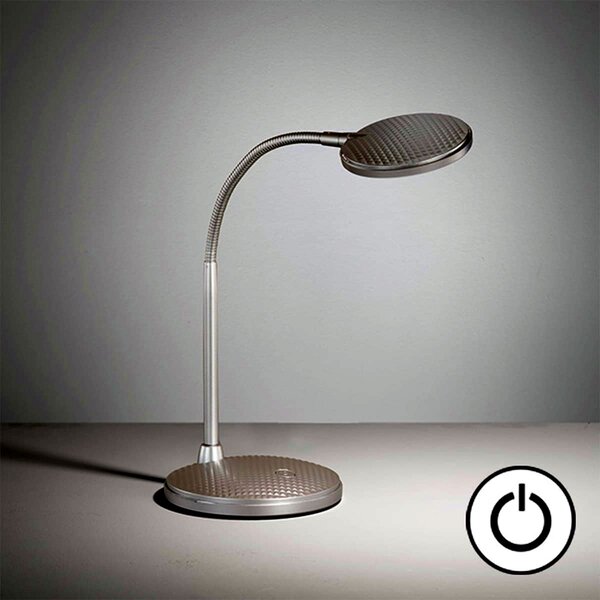 Fischer & Honsel modern asztali lámpa work ezüst fhl50745