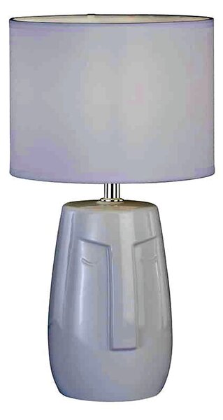 Fischer & Honsel modern asztali lámpa face fehér fhl50713