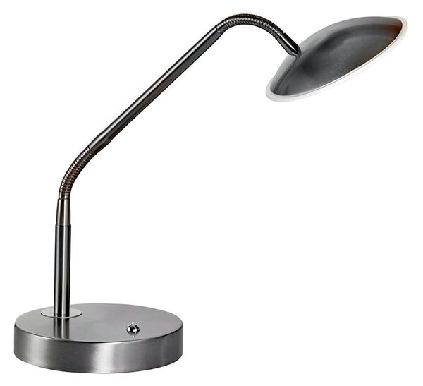 Fischer & Honsel modern asztali lámpa tallri nikkel fhl50700