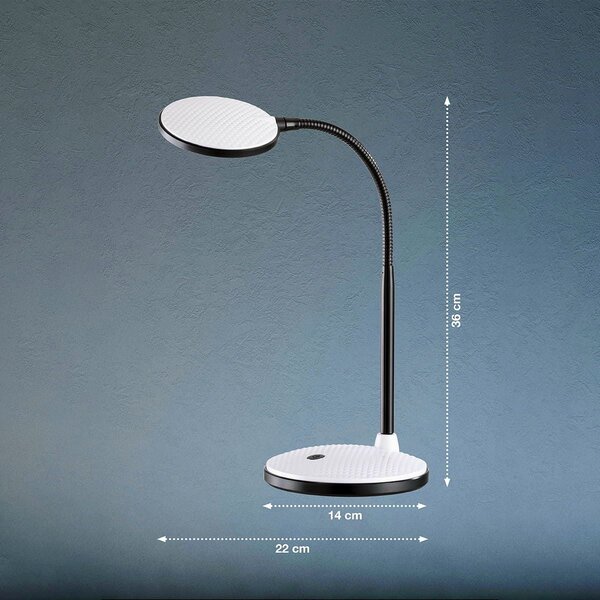 Fischer & Honsel modern asztali lámpa work fehér fhl50596
