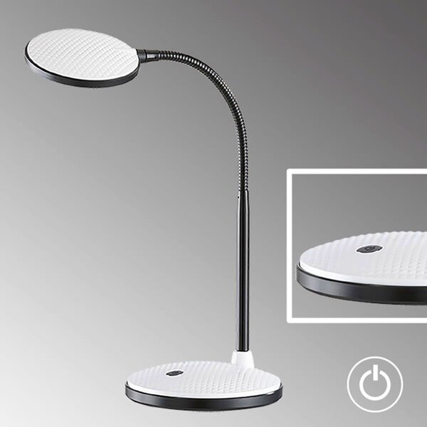 Fischer & Honsel modern asztali lámpa work fehér fhl50596