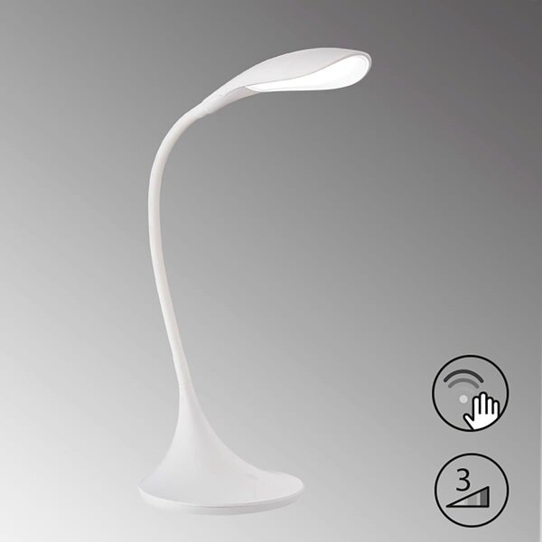 Fischer & Honsel modern asztali lámpa nil fehér fhl50526