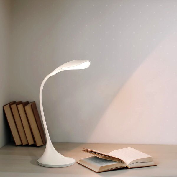 Fischer & Honsel modern asztali lámpa nil fehér fhl50526