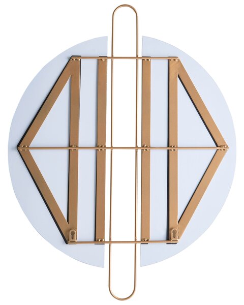 Falitükör ATTIN 52 cm 65 cm Arany