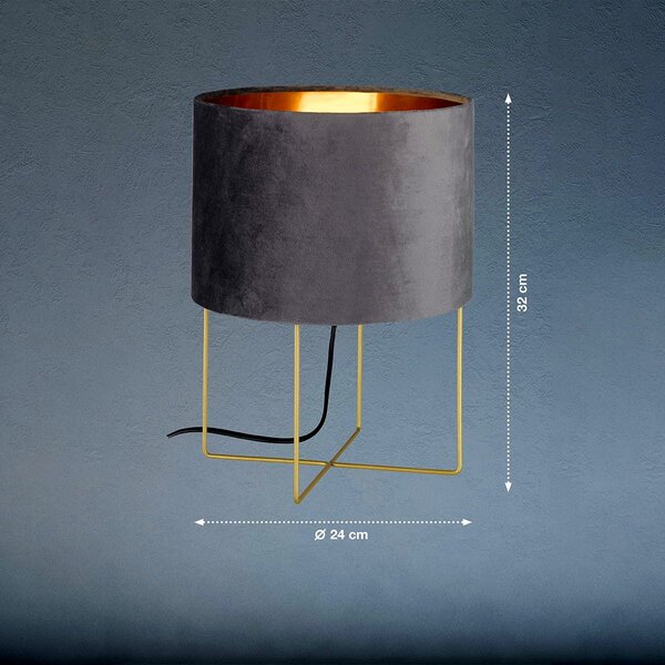 Fischer & Honsel modern asztali lámpa aura arany fhl50460