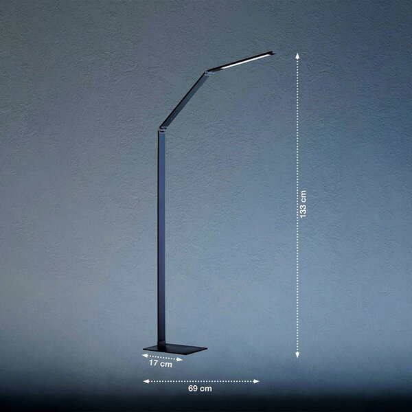 Fischer & Honsel modern állólámpa geri szürke fhl45841