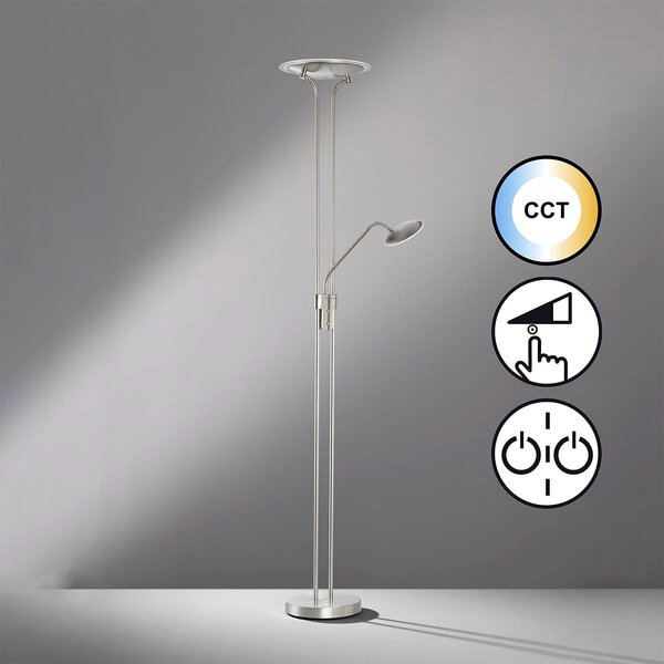 Fischer & Honsel modern állólámpa tallri nikkel fhl40490