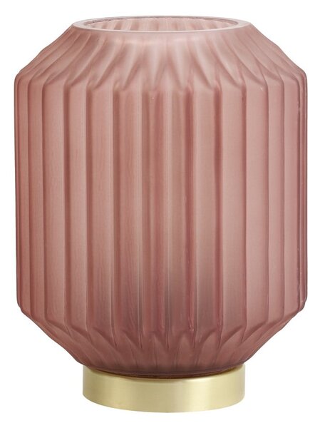 Rózsaszín asztali lámpa (magasság 17 cm) Ivot – Light & Living