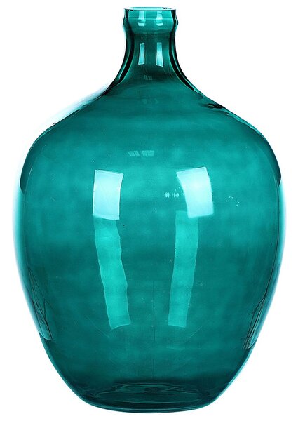 Virágtartó váza ROTI 39 cm Üveg Türkiz