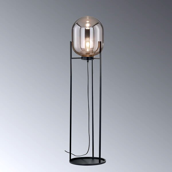 Fischer & Honsel modern állólámpa regi fekete fhl40424