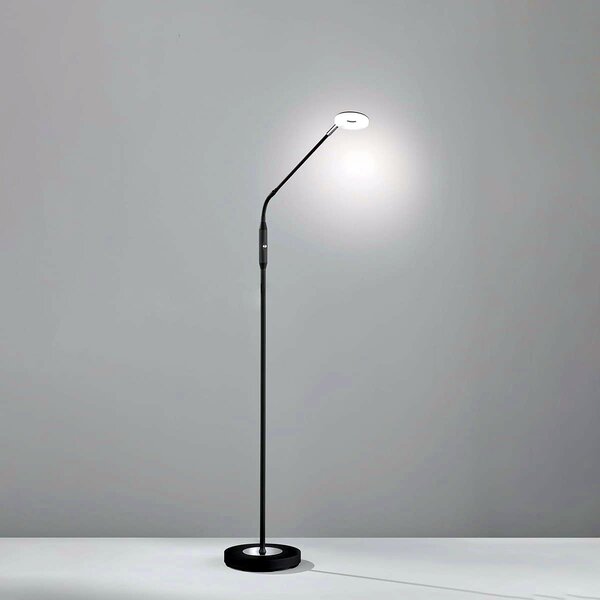 Fischer & Honsel modern állólámpa dent bézs fekete szürke fhl40299
